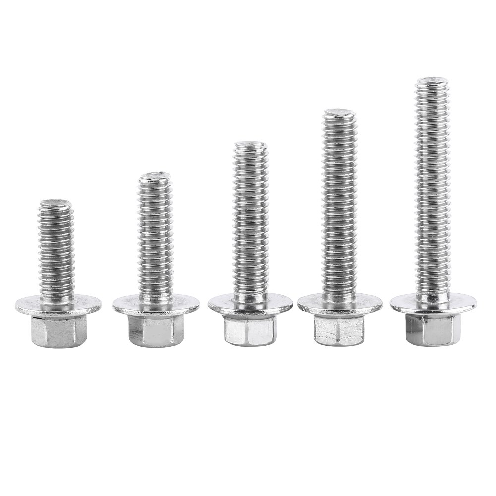 10 Viti A Testa Flangiata In Acciaio Inox 304 - M6 X 25 Mm Per Fai Da Te - Foto 4