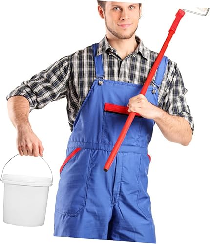 Miniatura 5 de CHILDWEET Cubo de plástico portátil de 5 piezas con tapa, cubo de agua para granja, playa y uso doméstico, capacidad versátil de lavado y