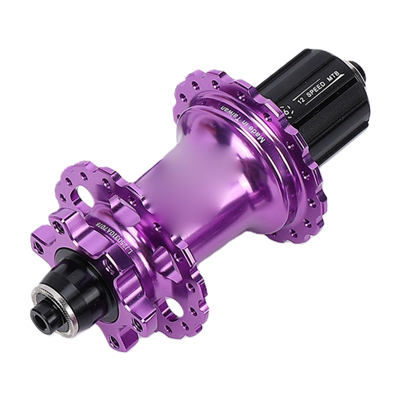 Ausla Piasta do Roweru Górskiego Piasta Koła Rowerowego ze Stopu Aluminium 120 Click 6 Zapadka HG Freehub 32 Otwory 8 do 12 Prędkości Oś Przelotowa z Szybkozamykaczem dla Osób Dojeżdżających Pracy