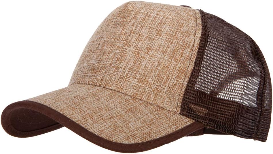 e4Hats.com 5 Panel Faux Jute High Profile Straw Trucker Cap