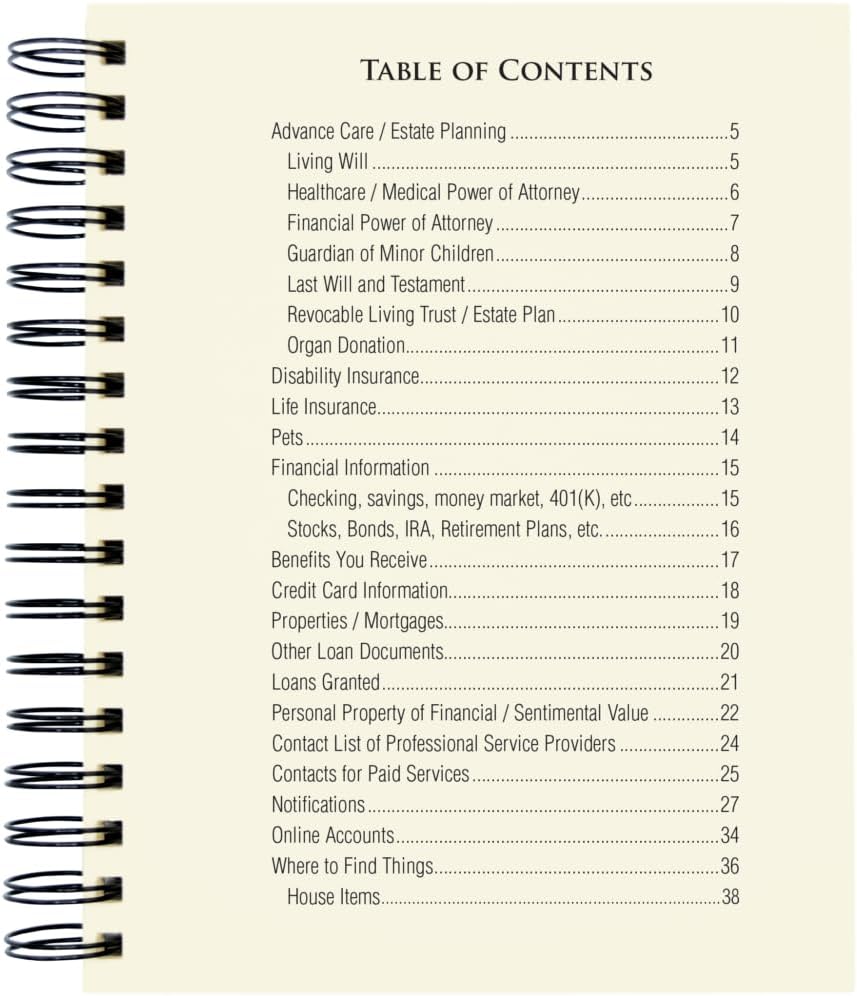 Write it Down Series by Journals Unlimited, Guided Journal, When I'm Gone, My Info, Wishes & Thoughts, Full-Size 7.5"x 9", Kraft Hard Cover, Made in USA