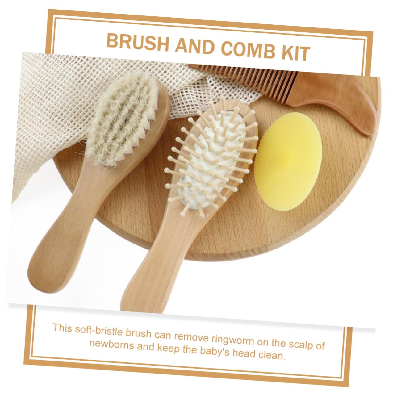 VICASKY 3sets Spazzola e Pettine Per Ragazzo Ragazza Strumenti Per Bagno e Del Capelluto Kit Da Doccia Per Ragazzo Ragazza Completamente Sicuro e Morbido Per La Delicata Del Ragazzo