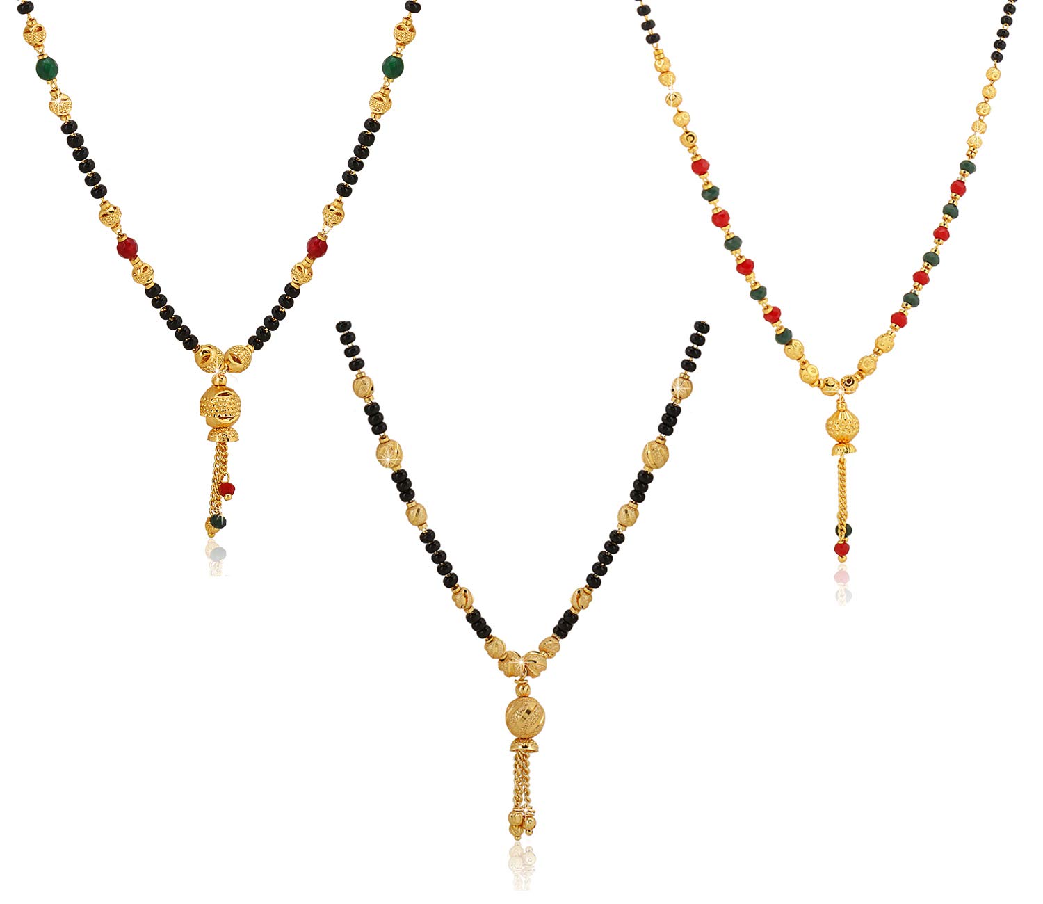 See full amazon price history chart for Yellow Chimes Mangalsutra for Women Combo of 3 PCs Ethnic Traditional Gold Plated Black Beads Mangal Sutra Pendant Necklace for Women and Girls. Yellow Chimes Mangalsutra for Women Combo of 3 PCs Ethnic Traditional Gold Plated Black Beads Mangal Sutra Pendant Necklace for Women and Girls. (B085743HS3) Amazon Price History, Amazon Price Tracker