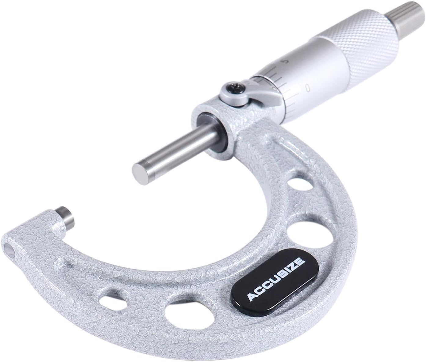 Accusize Industrial Tools 0-4 inch x .0001'' Ultra-Precision M-Type Outside Micrometers Carbide Tipped 4 Pc Set, EG00-0904