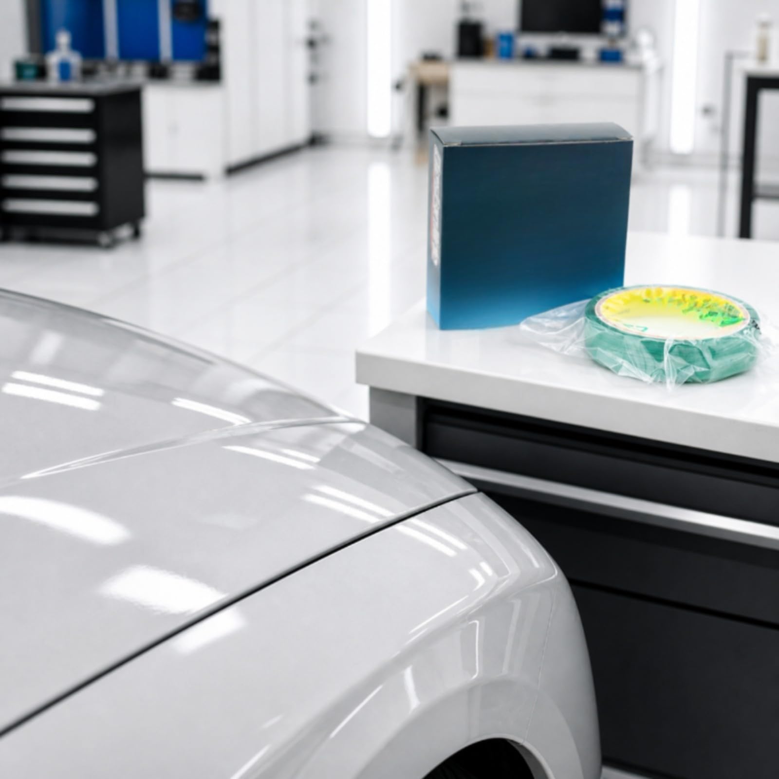 Filo per Mascheratura da 3.5 Mm Sottile | Verde Traslucido, Filo per Mascheratura con Adesivo, Autoadesivo, Carrozzieri