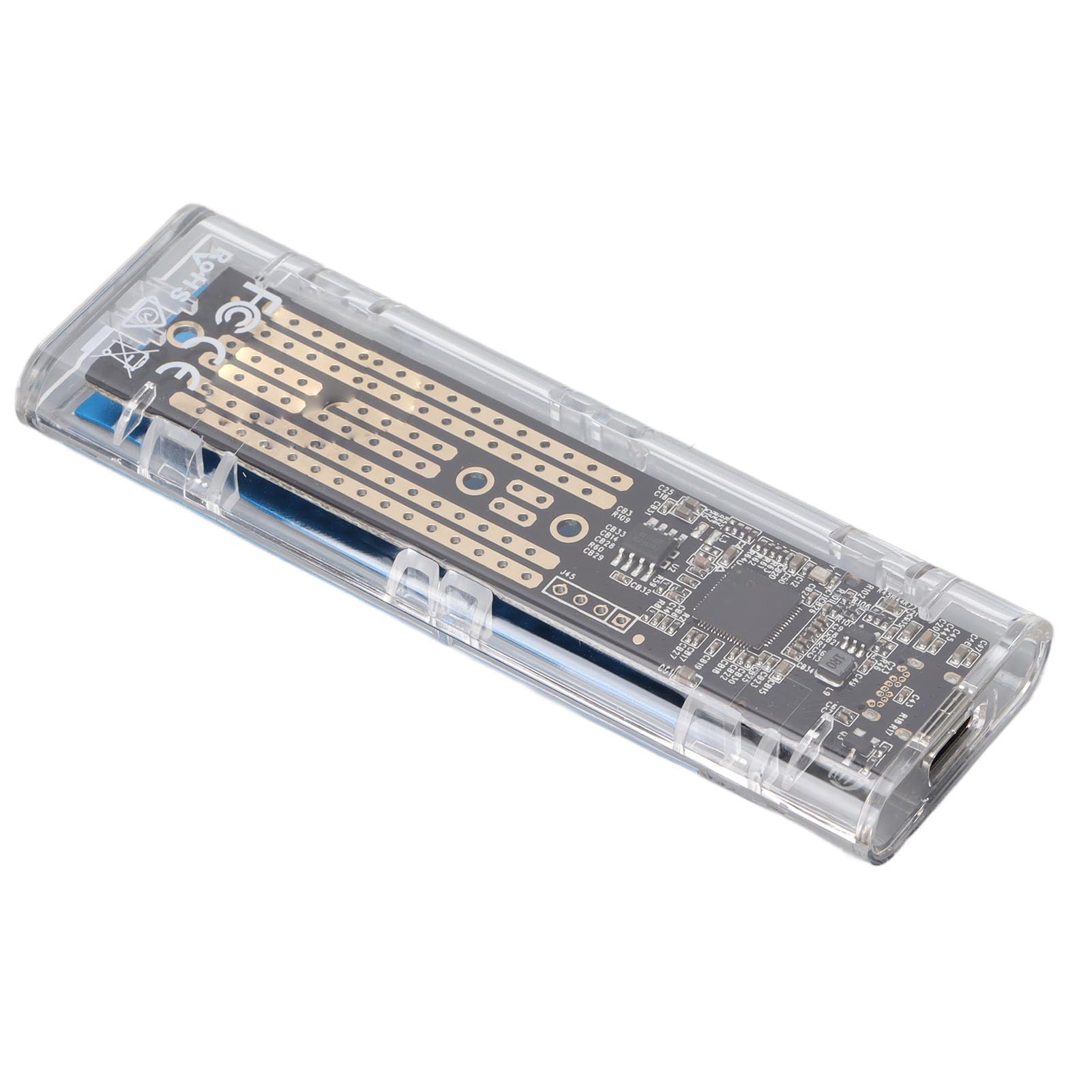 Ausla M.2 NVMe do Zewnętrznego Adaptera Dysku Twardego, 10 Gbps (BLUE)