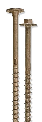 Miniatura 9 de Simpson Strong-Tie SDWS22300DB-R50 Tornillo de madera SDWS de tracción fuerte (grado exterior) - 0.220 pulgadas x 3 pulgadas T40, bronceado (50