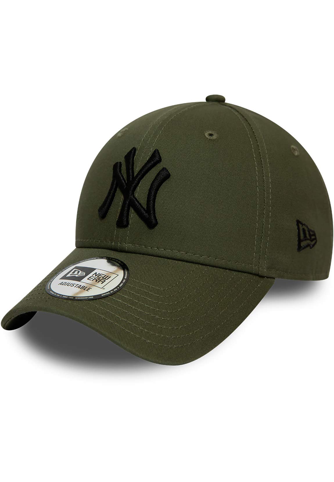 New Era Men's Olive New York Yankees Mlb League Essential Baseball Cap Hat