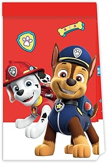 Procos Folat 94105P Small Bags FSC Paw Patrol Pack of 4, Multicoloured