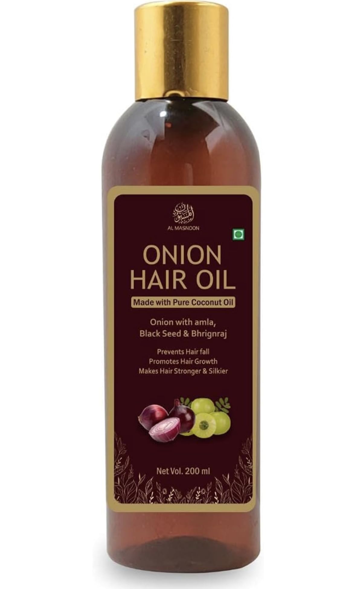Onion Hair Oil prevents hair fall promotes hair growth makes hair stronger & silkier 200ML-image-30