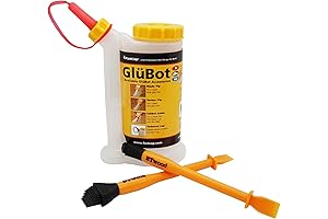 FastCap Glubot 16 oz Bottle Dispenser with Two Silicone Glue Brushes