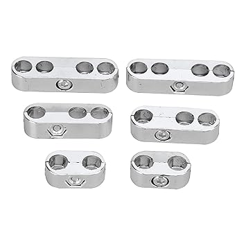 Cable Holder, 7mm 8mm Wire Separator Heat Insulation Universal Durable for Car Spark Plug(Chrome)