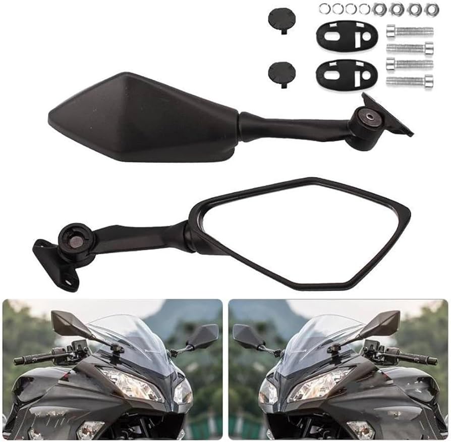 Amazon.co.jp: バイク用サイドミラー ZX-6R ため ZX636 ZX6R