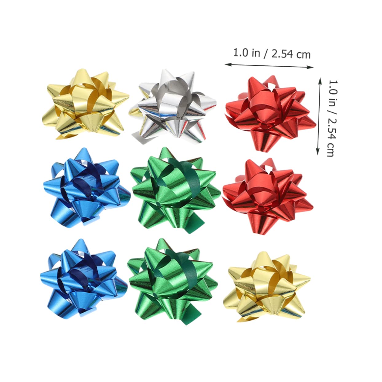 Beavorty 450 Pezzi Autoadesivo Stella Fiore Adesivo Fiocco Regalo Arco Fiocchi Da Regalo Di Natale Fiocchi Grandi Festival Fiocco Di Fiori Fiocchi Regalo Di Natale Sacchetto Regalo