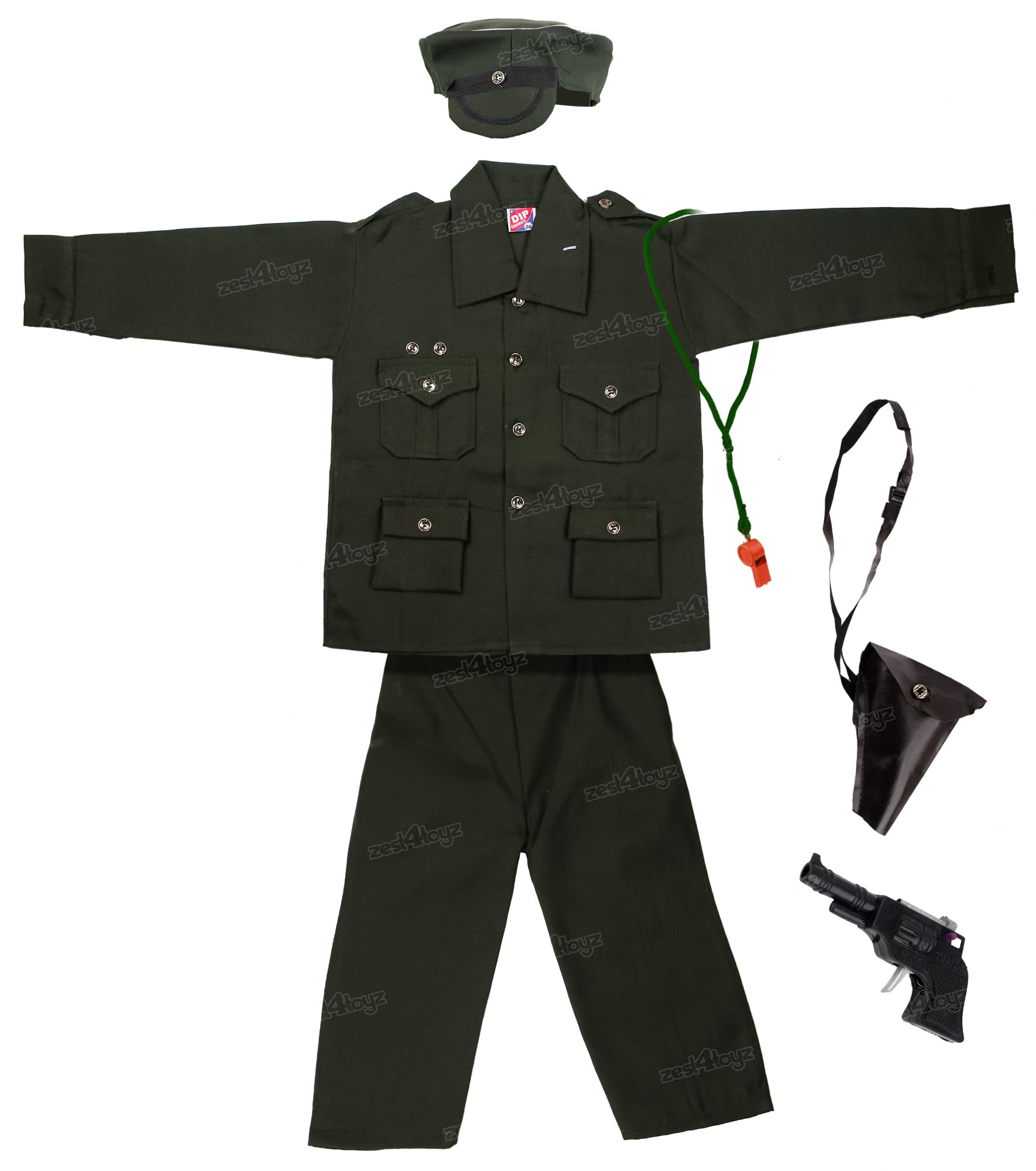 Zest 4 Toyz Netaji Subhash Chandra Bose Freedom Fighter Fancy Dress Costume for Kids Boys & Girls with Accessories Perfect for Independence Day Celebrations, Size-28 5.5-6 Years (B0D9VW12CL) Amazon Price History, Amazon Price Tracker