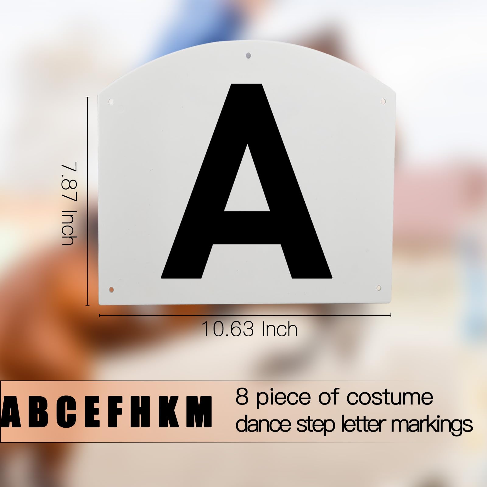 HDYEGY 8Pcs Wall Mount Dressage Letters Arena Markers, Arena Dressage Letters for Equestrian Athletes and Events Includes Letters A,B,C,E,F,H,K,M