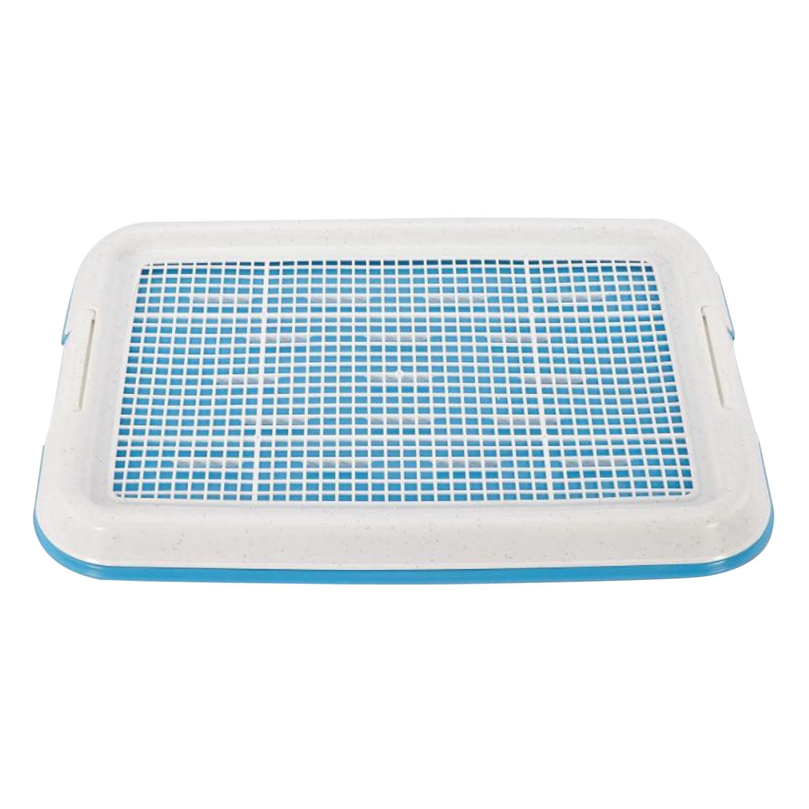 Chien Pot Toilette Formation Plateau Maille Pot Formation Plateau Chiot Pipi Support Coussin Pot entraîneur pour Chiots, Bleu