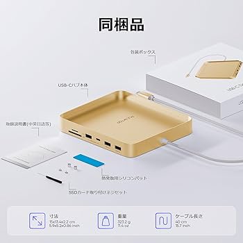 Amazon.co.jp: PULWTOP 7 in 1 USB C ハブ iMac 24インチ 2021
