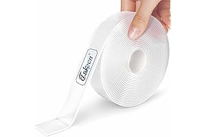 Paint Safe Double-Sided Tape, No Trace Removable Wall Mounting Adhesive for Maximum Strength