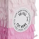 Small Pink and Gold Foil Number 5 Pull String Pinata (16.5 x 11.6 In) gallery image