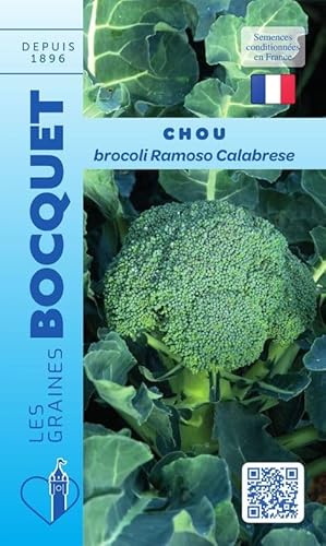Sachet de graines de Chou Brocoli Ramoso Calabrese - 1,5 g - LES GRAINES BOCQUET