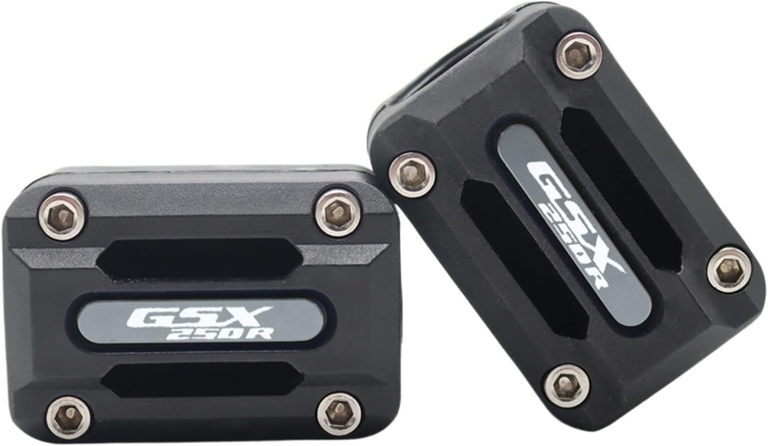 FOR Suzuki GSX250R GSR250S GSR250F V-Strom250 22/25/28mm Motorcycle Engine Crash Bar Protection Bumper Decorative Guard Block Anti-Fall Frame Sliders (Color : Titanium)