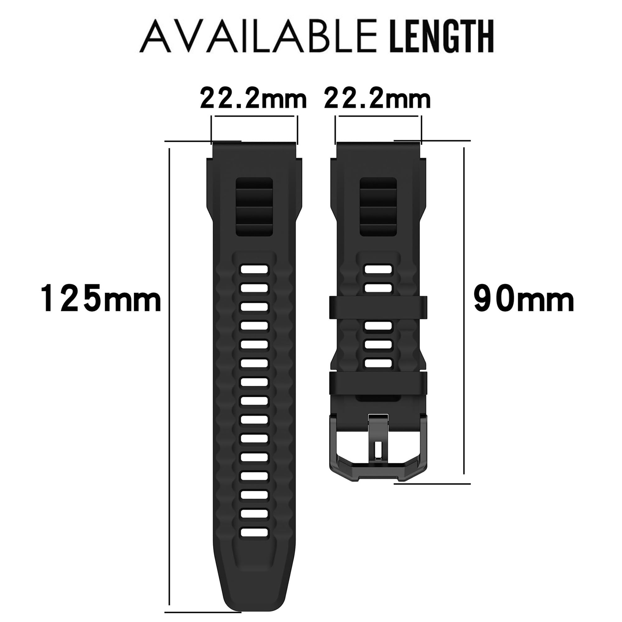 Bracelet de rechange en silicone souple pour Amazfit T-Rex Ultra Smartwatch Amazfit T-Rex Ultra (sans tracker, bracelets de rechange uniquement)