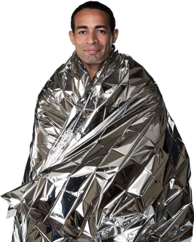 TOP оƒƒERS Kangaroo Emergency Thermal Blankets (Pack of 10)