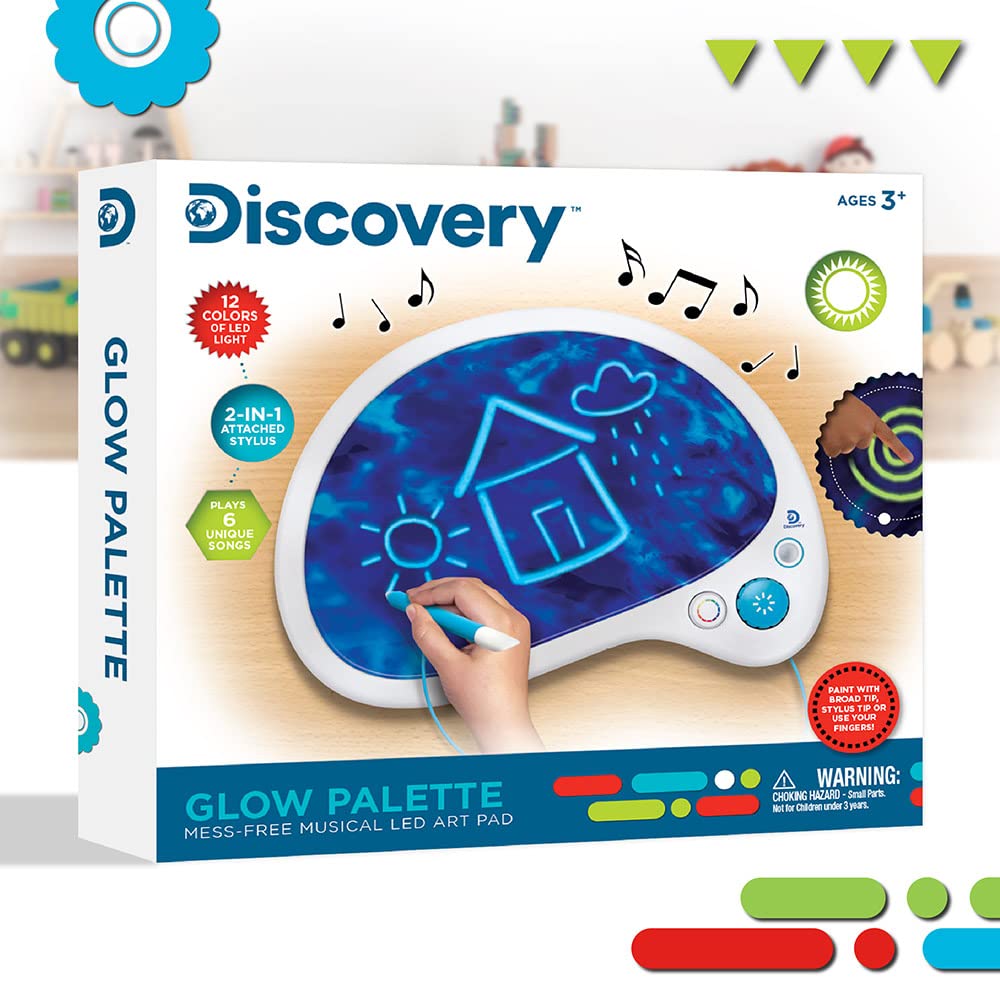 Discovery Mindblown Drawing Glow Board Mess Free, M