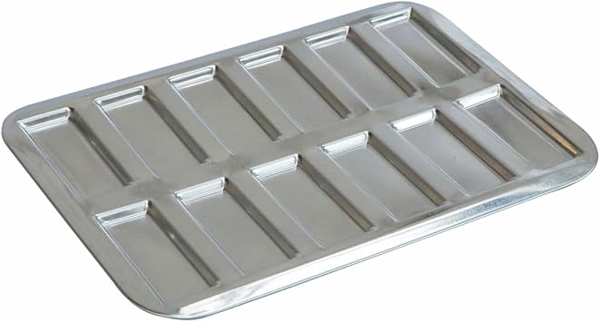 Paderno World Cuisine Financier Mold, Tin, Silver