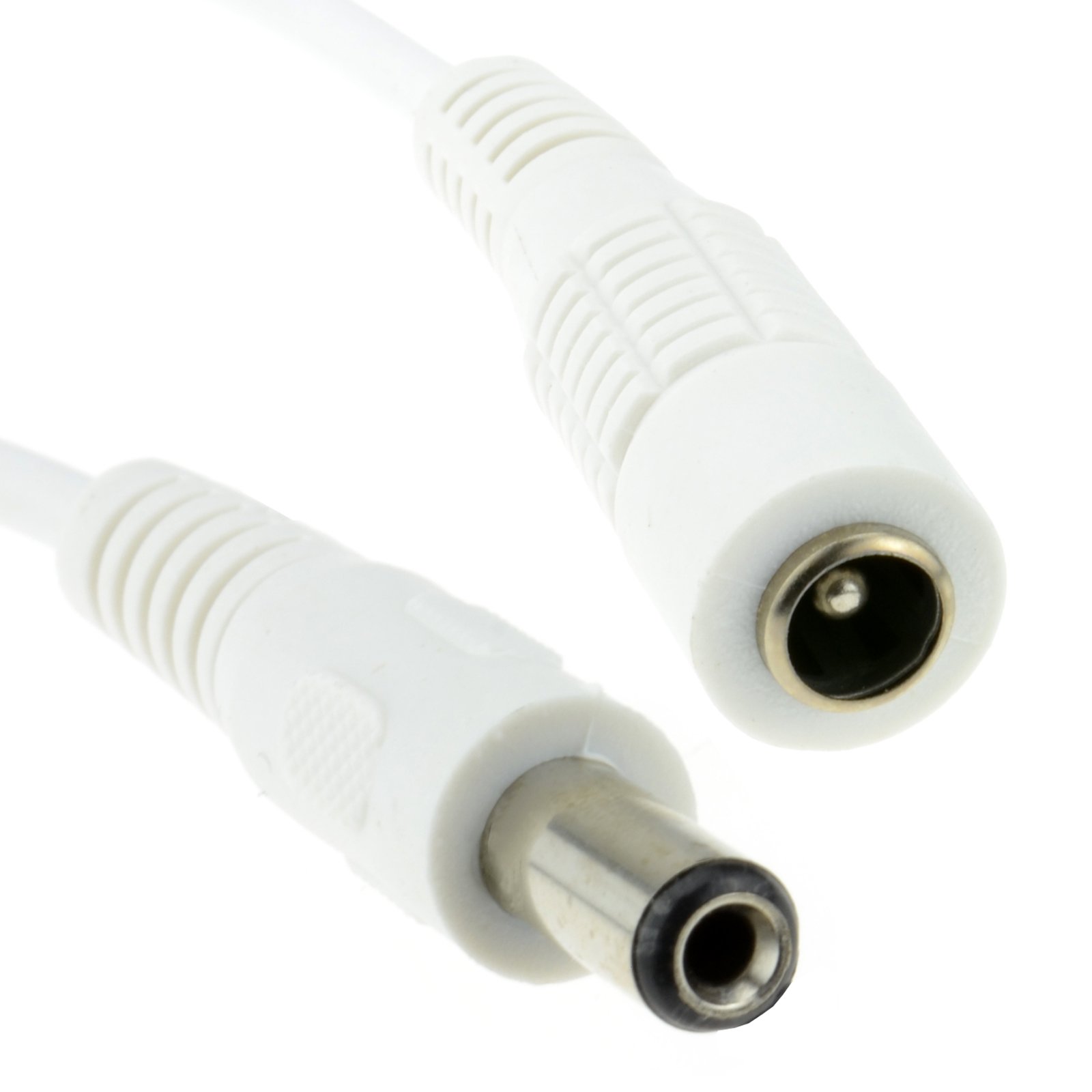 Kenable Men's White Dc Power Extension Cable 5.5Mm X 2.1Mm Plug To Socket For Cctv Security Cameras 10M
