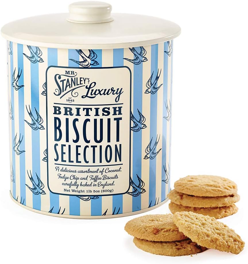 Mr Stanleys British Biscuit Barrel 600 g (Pack of 1)