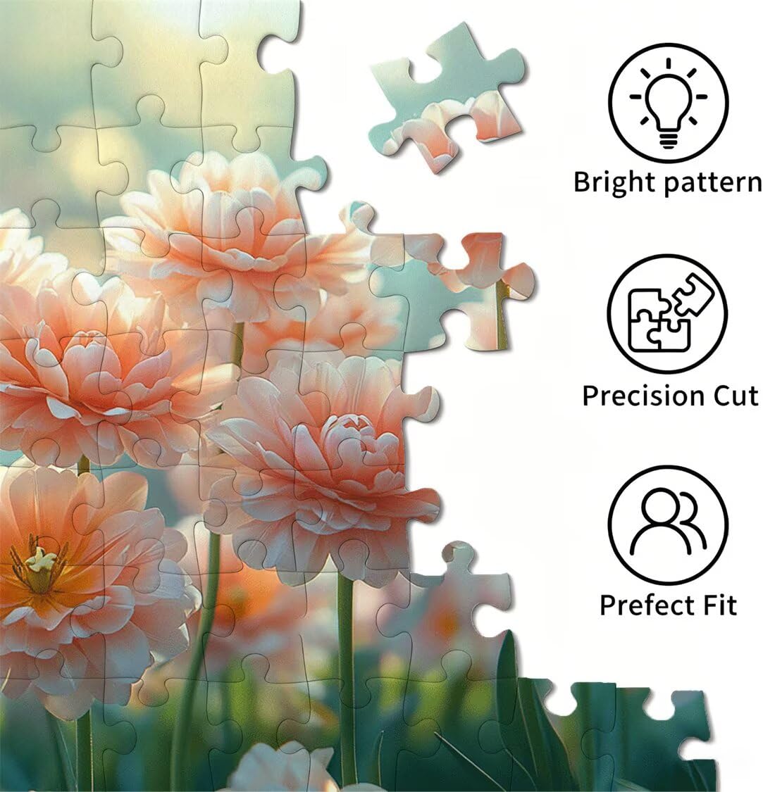 Puzzles 1500 Piezas, Puzzle Madera Flor Primavera, n-256