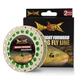HERCULES Fly Fishing Line Floating Weight Forward Fly Line with Double Welded Loop