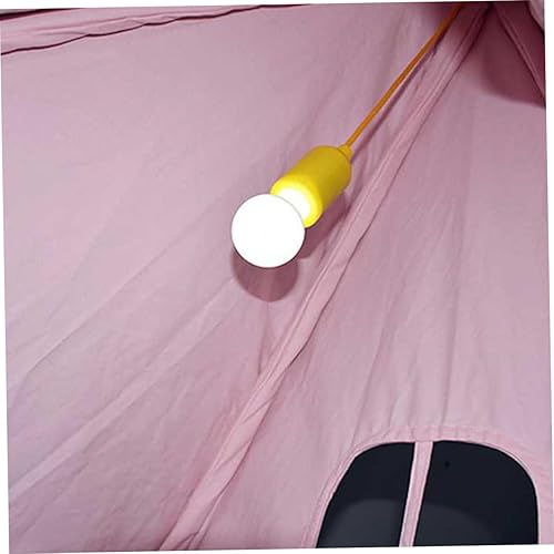 Miniatura 4 de DOITOOL 4 piezas de equipo de camping para niños, artículos esenciales de cable LED, suministros de camping, bombilla LED, lámpara de camping,