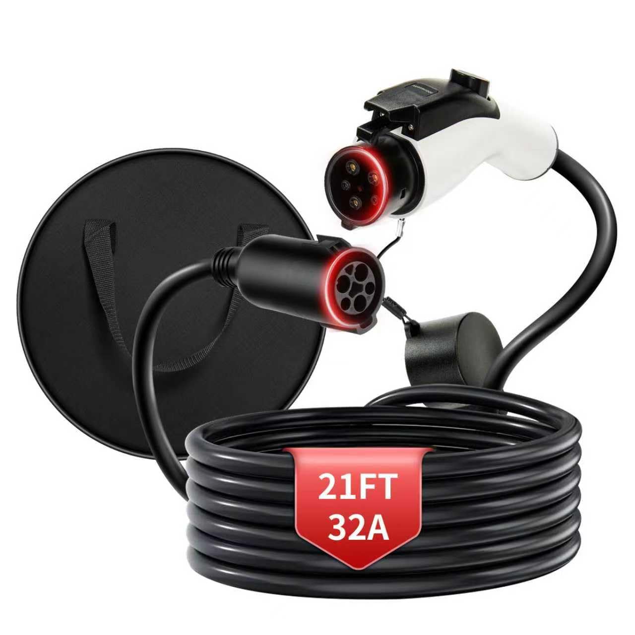 Amazon.com: WenStorm 32A 21FT J1772 EV Extension Cable, Level 2 EV