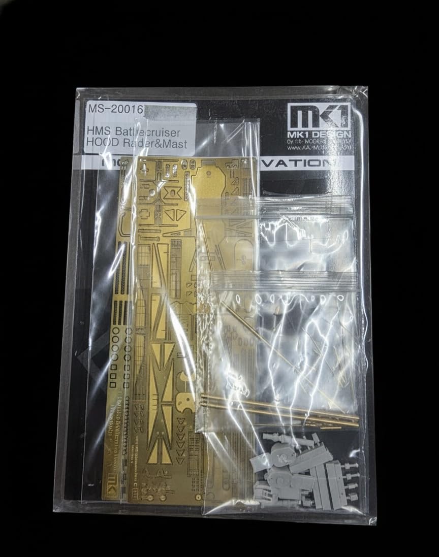 MK.1 Design 1:200 HMS Hood Mast&Radar Detail Up Parts Set for Trumpeter (MS20016)