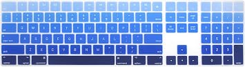 HRH Keyboard Cover for Apple iMac Magic Keyboard with Numeric Keypad A1843