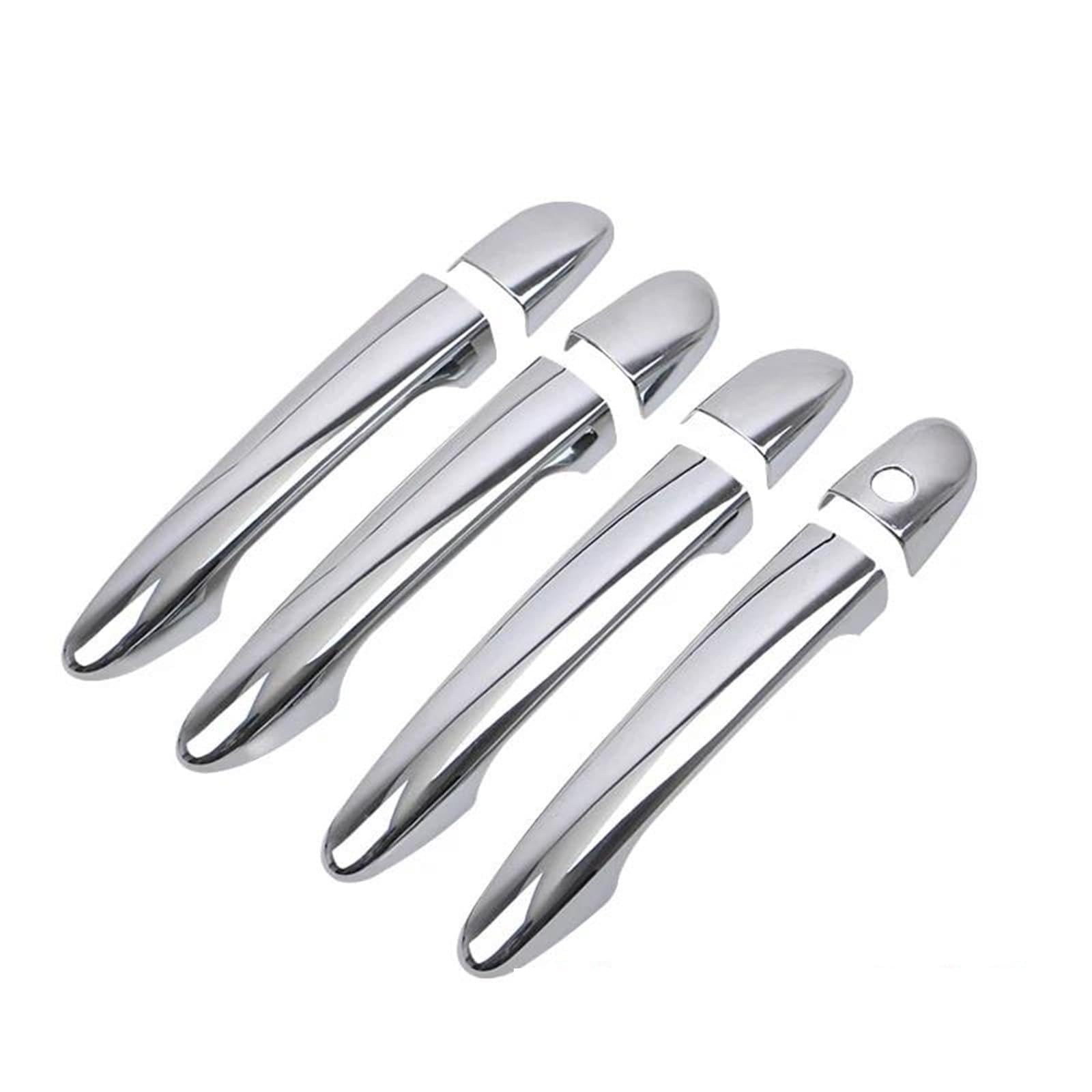 KJHOPY Carbon Fiber Chrome Car Door Handle Cover for Mazda Cx-5 Cx5 CX 5 2012-2017 2018 2019 2020 2021 2022 Exterior Door Handle(Style6)