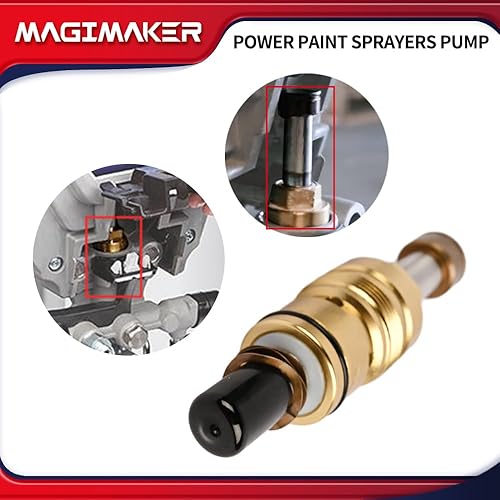 Miniatura 6 de Kit de reparación de bomba de pulverizadores de pintura eléctrica 24Y472 compatible con Graco ProXChange ProX19 ProX21 ProX17 Bomba de pistón