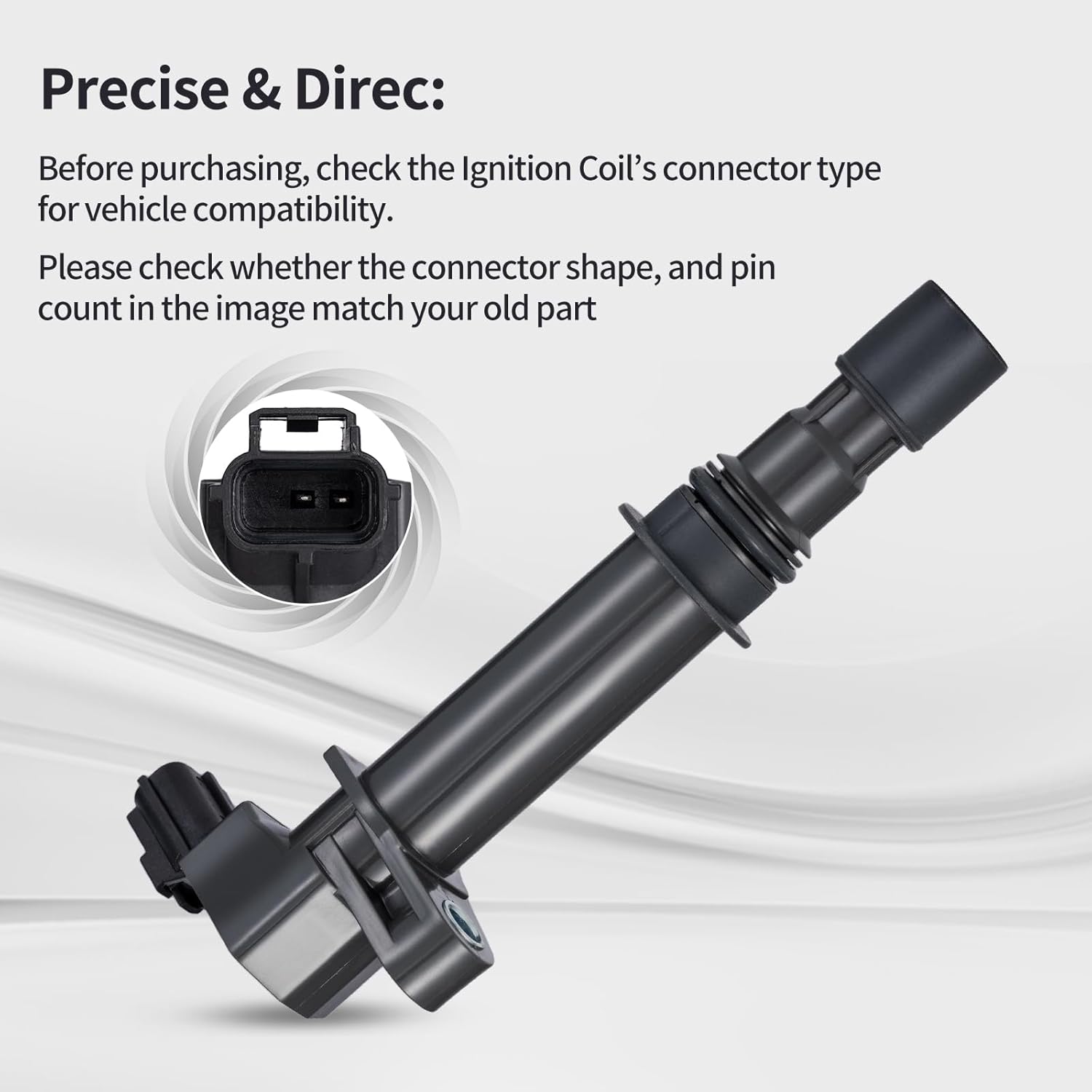 Ignition Coil Pack Fits for Chry Aspen 2007, for Dodge Dakota Durango Nitro for Ram 1500, for Jeep Commander Grand Cherokee Liberty, for Mitsubishi Raider 4.7L 3.7L 1999-2008 Replace UF270 6PCS