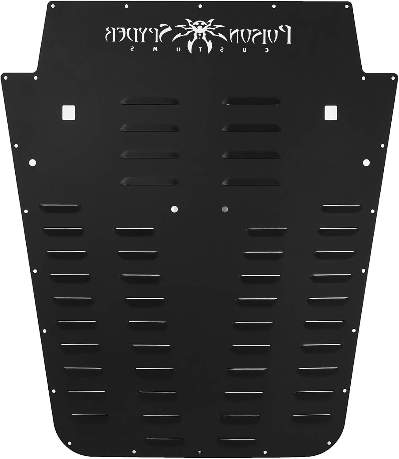 Bestauto Vented Hood Louver Black Powdercoat for 2013-2017 Jeep Wrangler JK