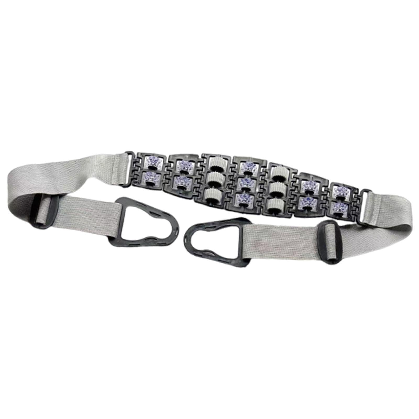Cintura per Dimagrimento, Cintura Massaggiante per Tapis Roulant, Robusta E Versatile, per, Fascia Fitness Premium Grigia per Massaggio, 1.9 M Length