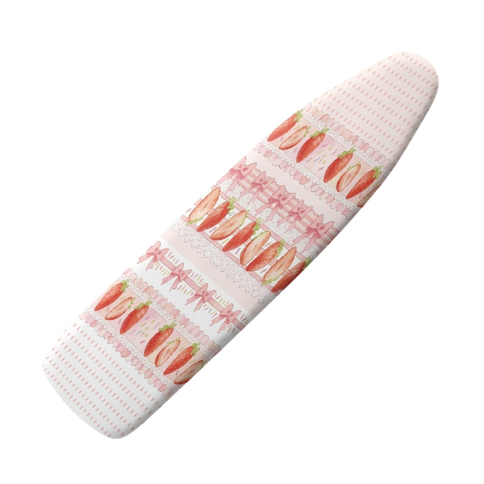 Ironing Board Covers 135 x 45 Bright Red Bungee Elasticated with Padding, Resists Scorching and Easy Fit Mini & Portable Ironing Boards Cover