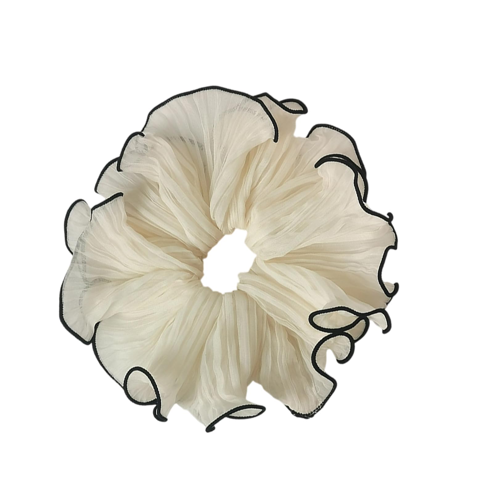 YUXITA Ruched Scrunchies Thick Oversized Hair Scrunchy Elegant Hair Rope Scrunchy Women Ponytail Holder