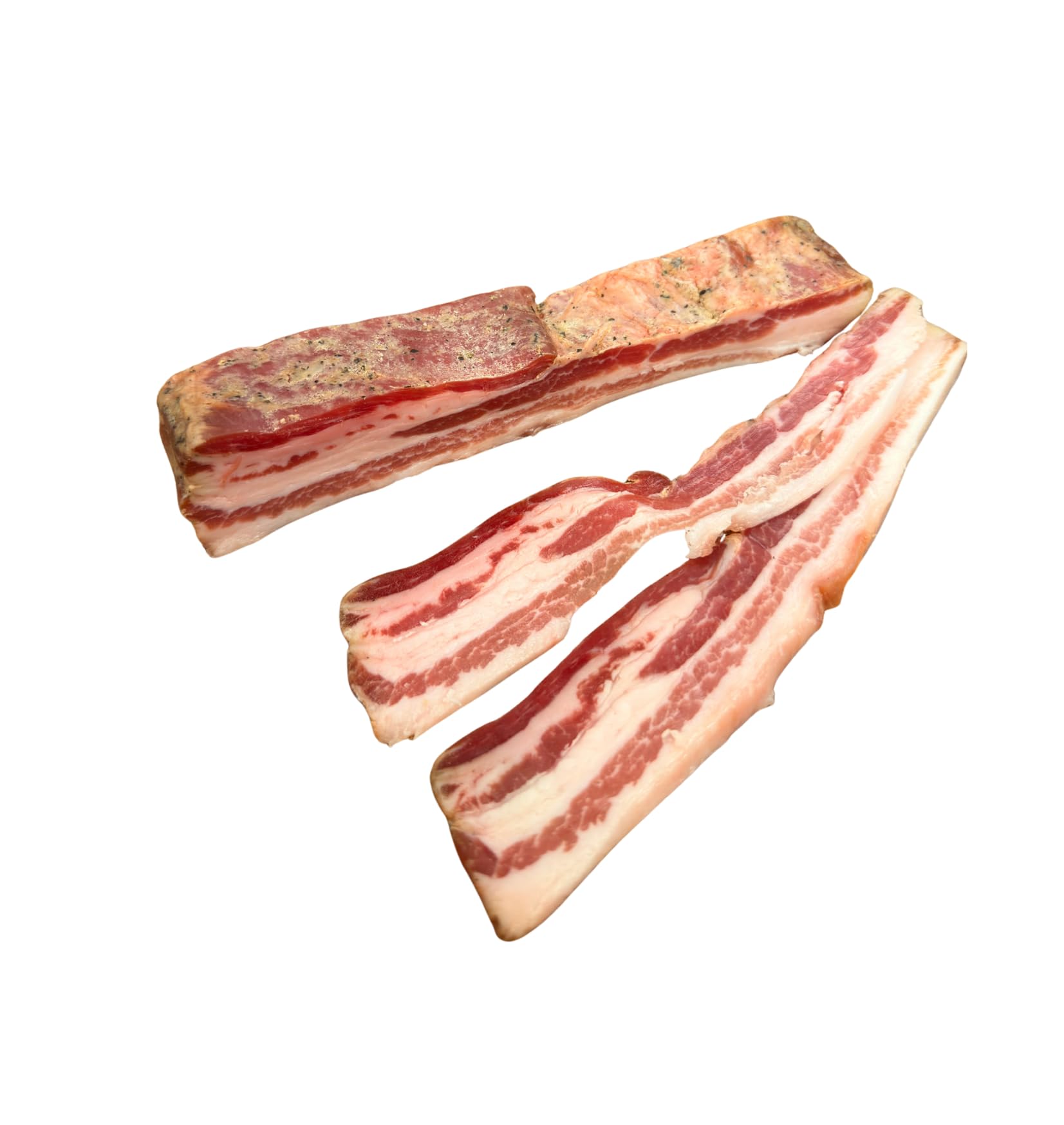 Machegusto!® - 2 x 300g Pancetta Plate Affinée – Charcuterie Italienne de Porc Sélectionné | Goût Intense et Aromatique | Idéale pour Cuisine, Carbonara et Apéritifs | 2 x 300g