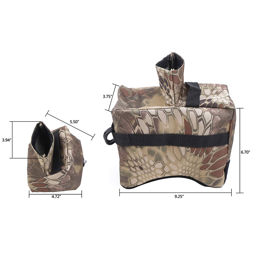 KWNRAOR Shooting Rifle Rest Bag, Shooting Bags for Rifles for Gun Rest Hunting Outdoor