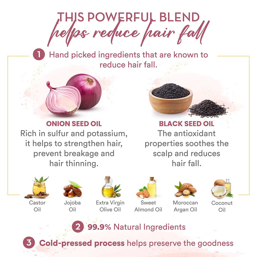 Wow Skin Science Onion Black Seed Hair Oil