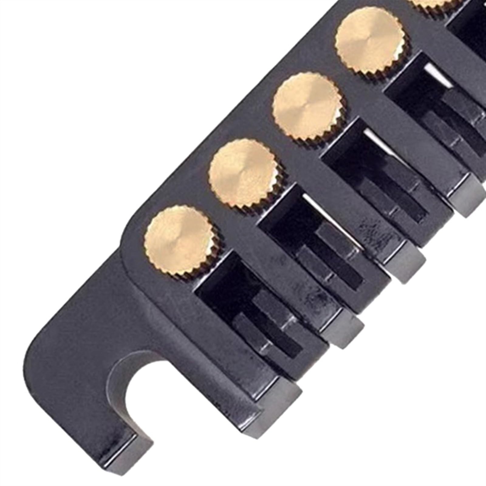 Gitara Mostkowa Końcówka Stop Bar Lock Końcówka Combo 6-strunowa Gitara Elektryczna(Black)