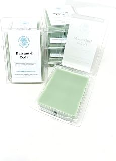 Balsam & Cedar - Pure Soy Wax Melts - 1 Pack (6 Cubes)